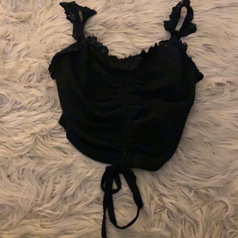 Black stretch top